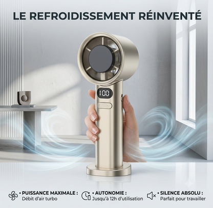FresheuAir™ BreezeGo Mini – Ventilateur Portable USB Haute Puissance pour Voyage, Bureau & Été