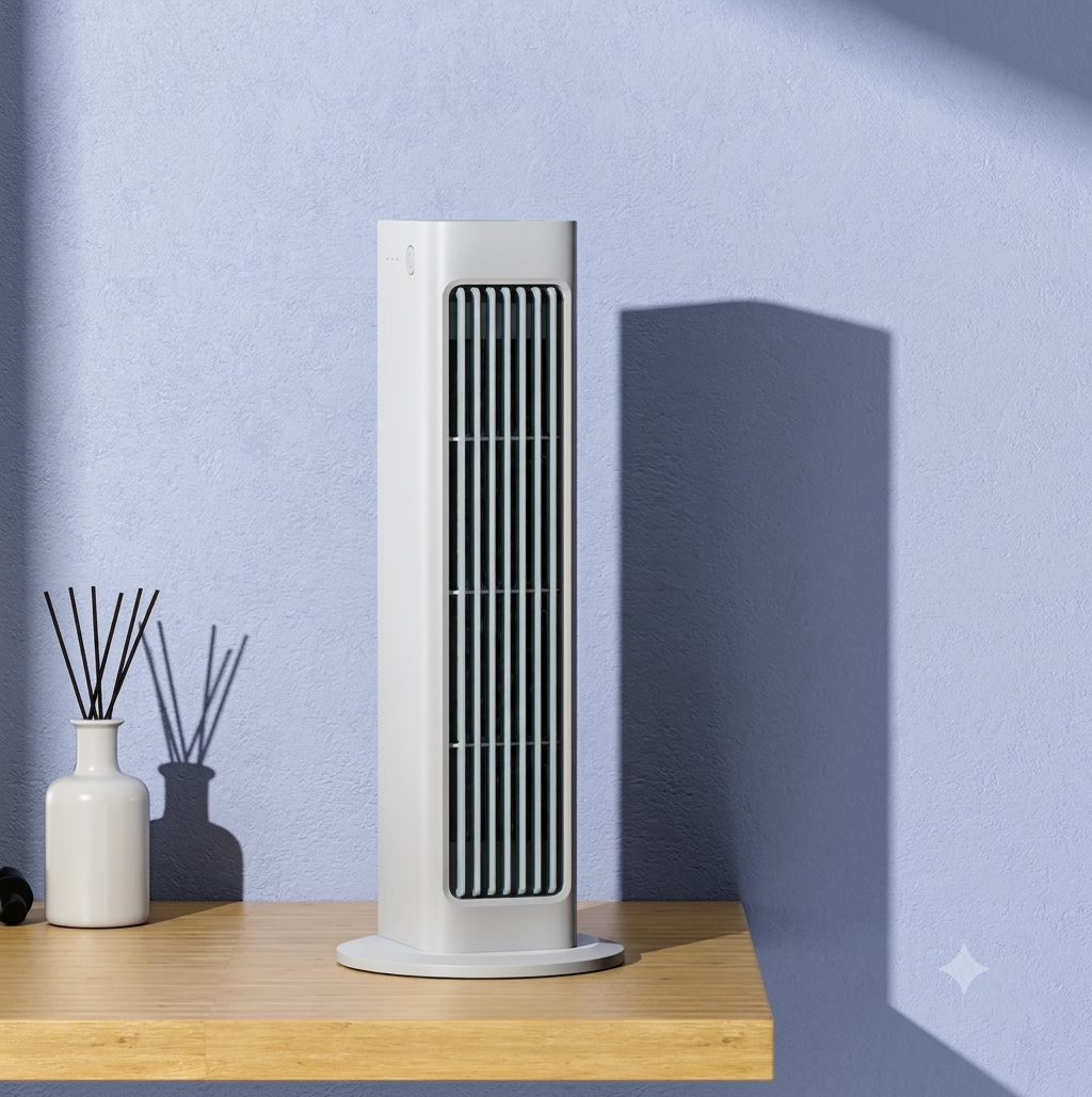 FresheuAir™ AirFlow Pro – Ventilateur Mural Sans Pales Silencieux avec Télécommande et Oscillation Automatique