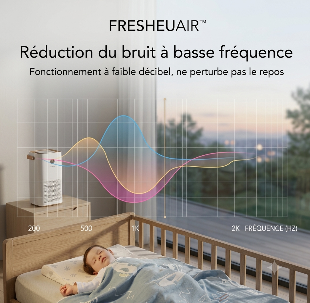 FresheuAir™ AeroLight Pro – Ventilateur Plafonnier LED Invisible avec Télécommande, Variation d’Intensité & Circulation d’Air Silencieuse